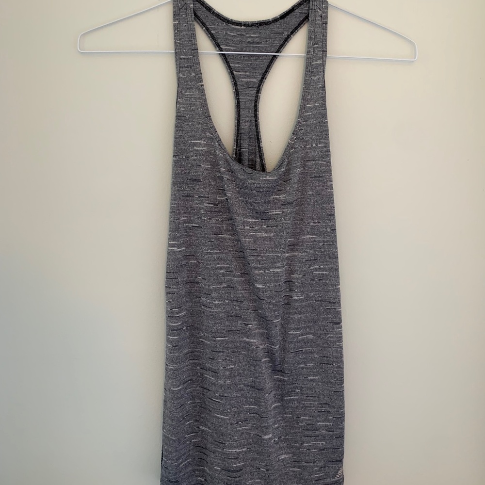 New Balance Workout Racerback Tank Top Gray